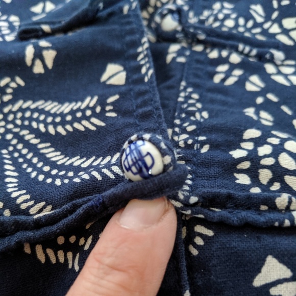 Vintage Linen Jacket Layering Piece Size Large - Picture 8 of 8